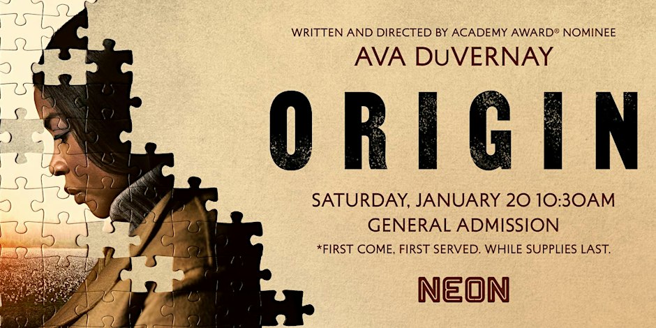 Free Screening Of Ava Duvernays “origin” On Saturday January 20 At 1030 Am New Roar News 